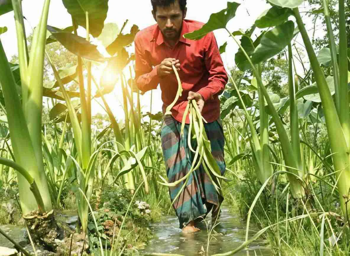 Colocasia Stems(Kochur Loti)-2
