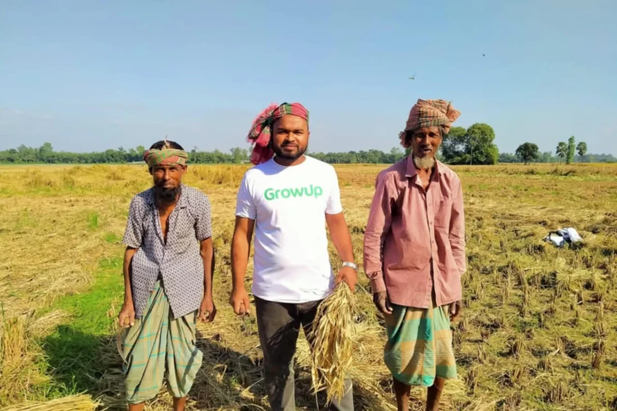 গ্রো-আপ প্রকল্পে স্বাবলম্বী কৃষক